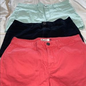 THREE PAIR OF SO SHORTS (Juniors)